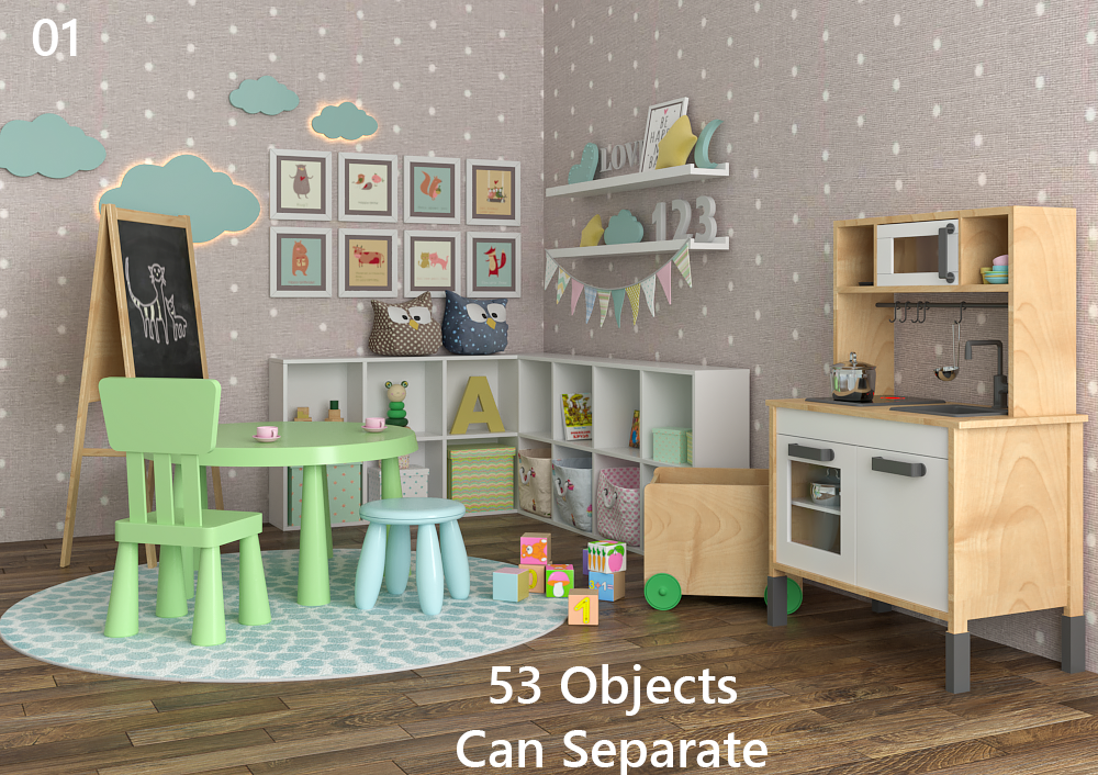 Kids' Playroom Furniture Set