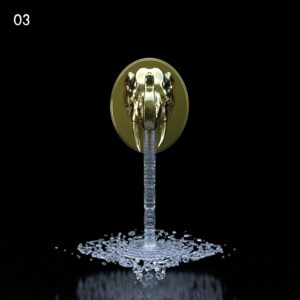 Elegant Fountain Proxy Model for SketchUp with V-Ray