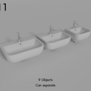 Modern Washbasin Set