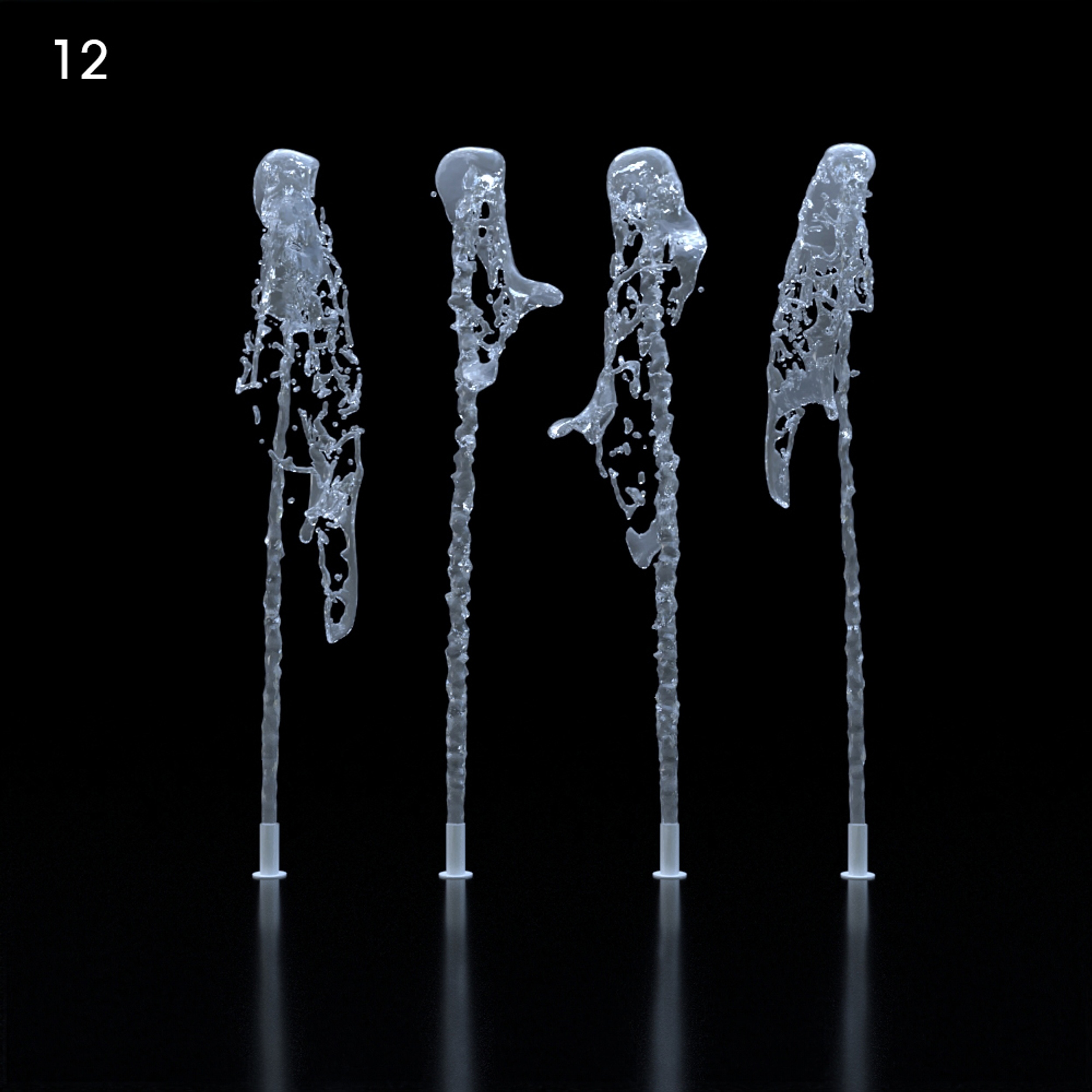 Water Fountain Model for SketchUp with V-Ray