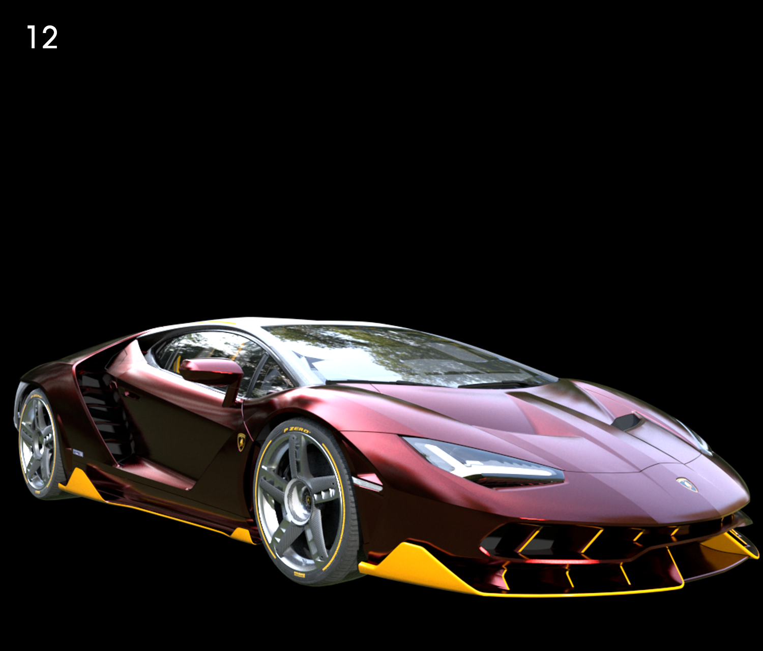 Lamborghini Centenario 2020 Proxy Model for SketchUp