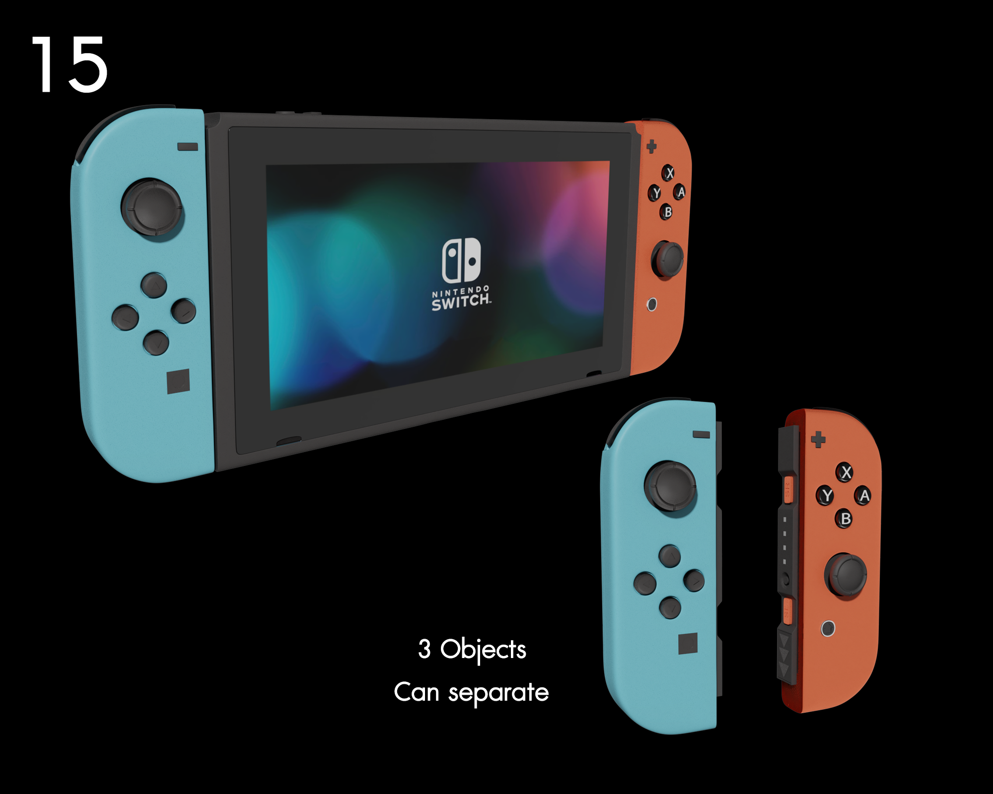 Nintendo Switch 3D Model
