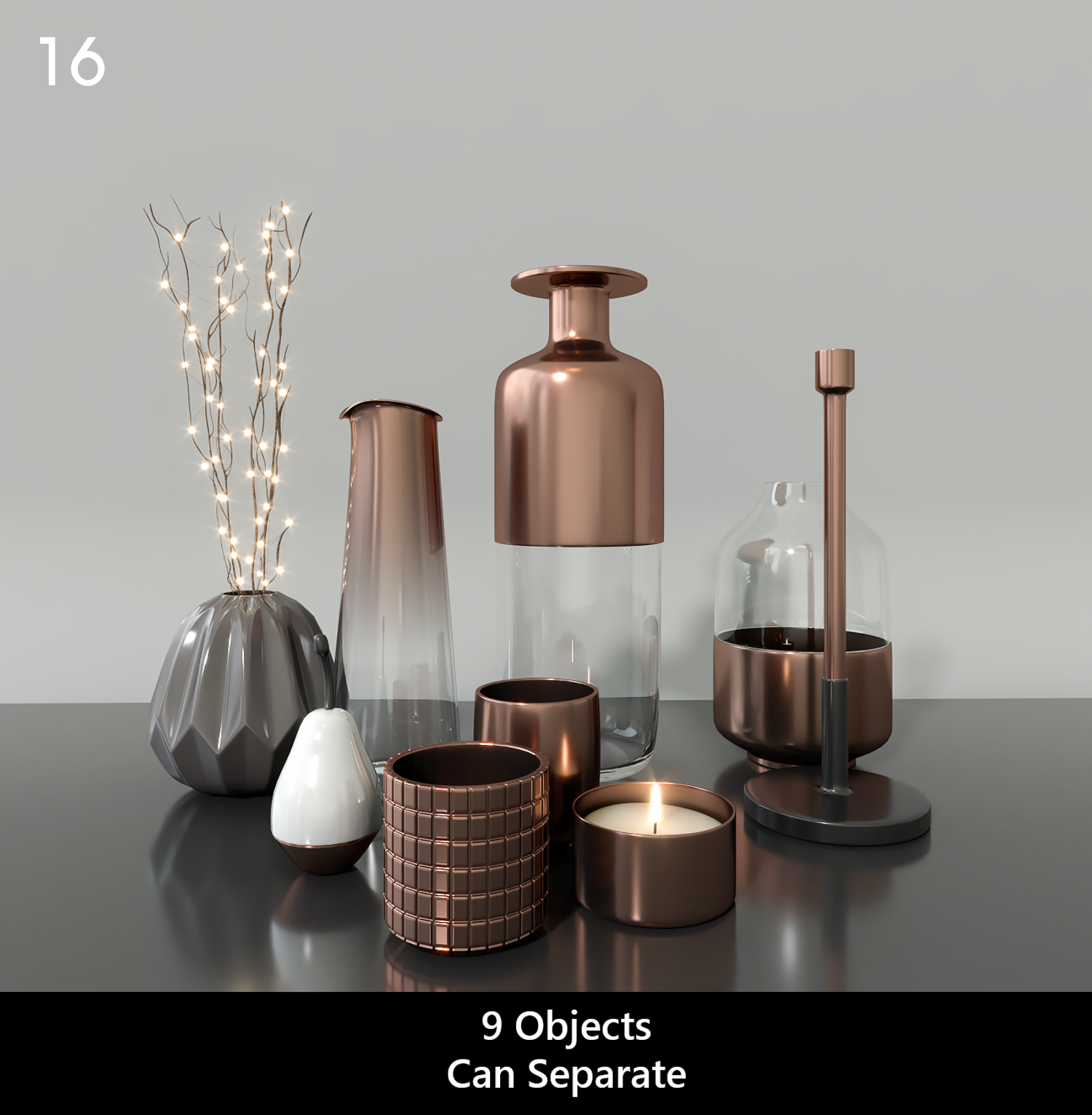 Decorative Object Set