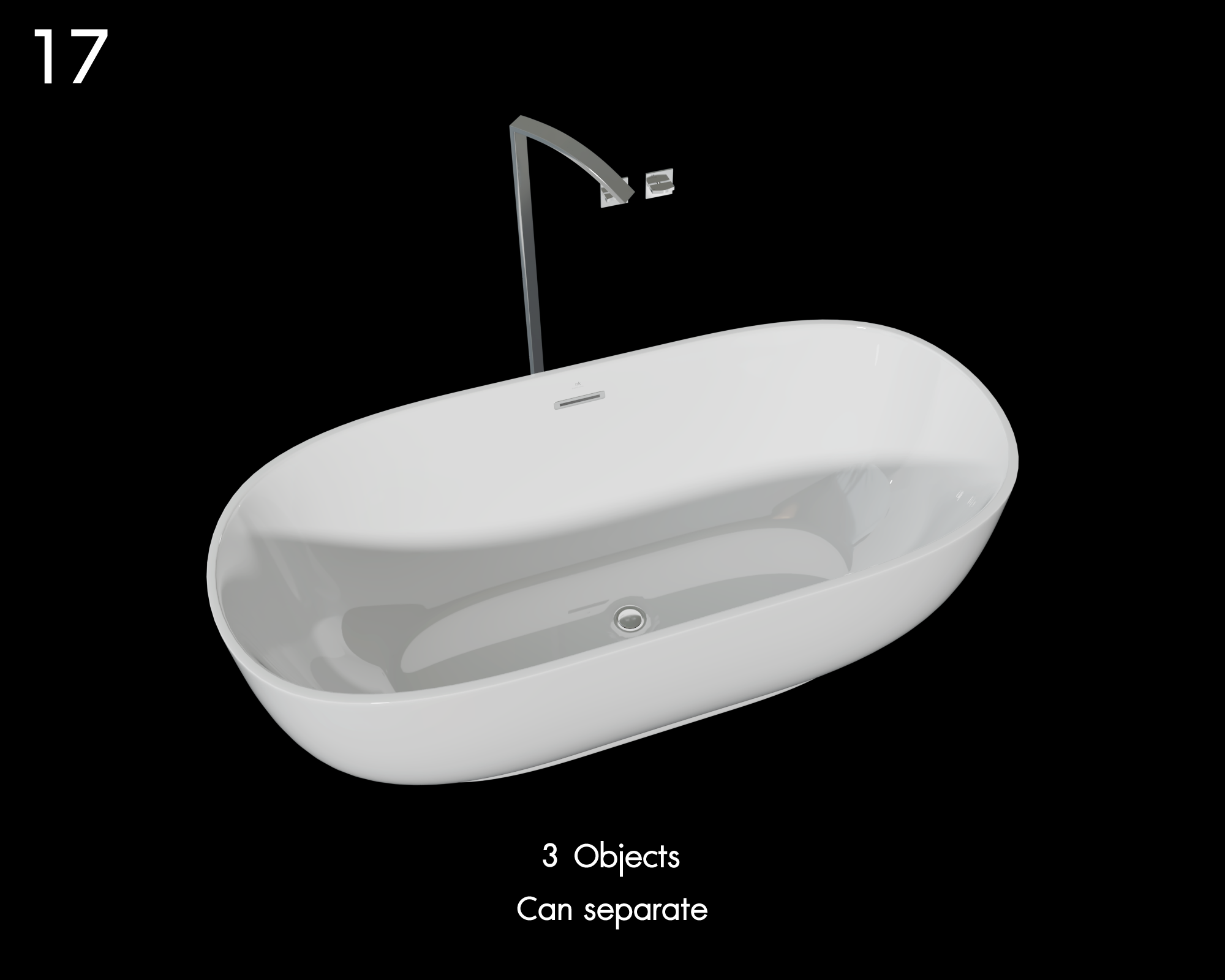 Vanna Lounge Bathtub