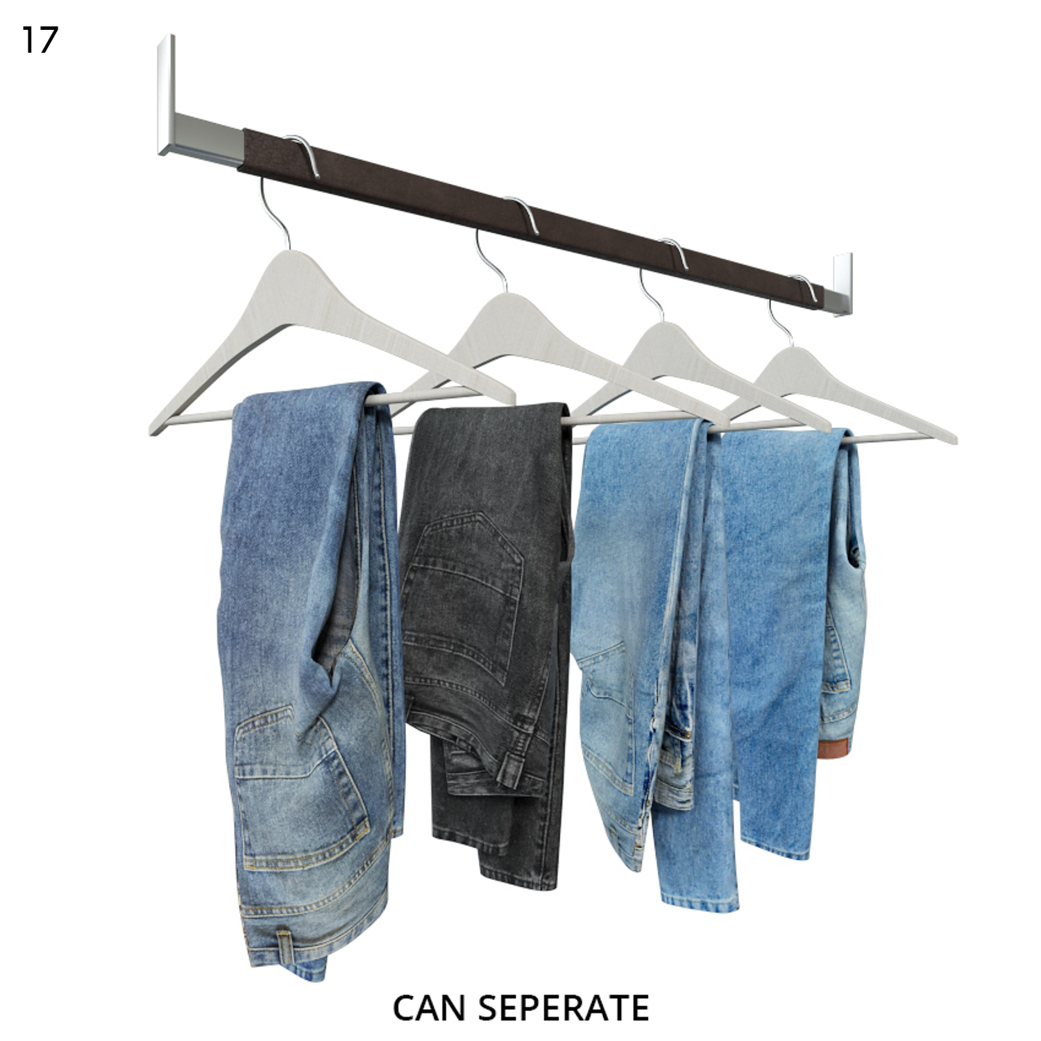 Stylish Jeans Proxy Model for SketchUp with V-Ray