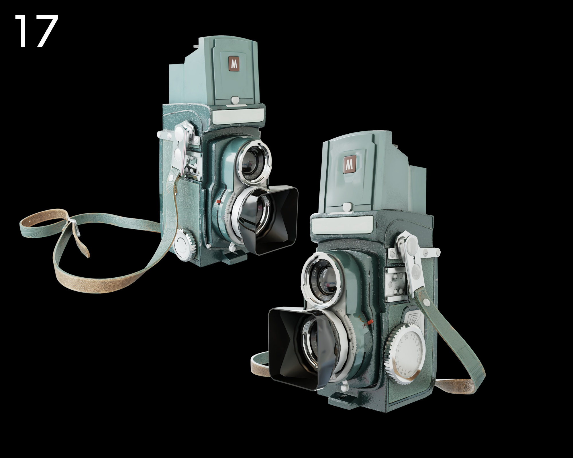 Minolta Miniflex TLR Camera Proxy Model