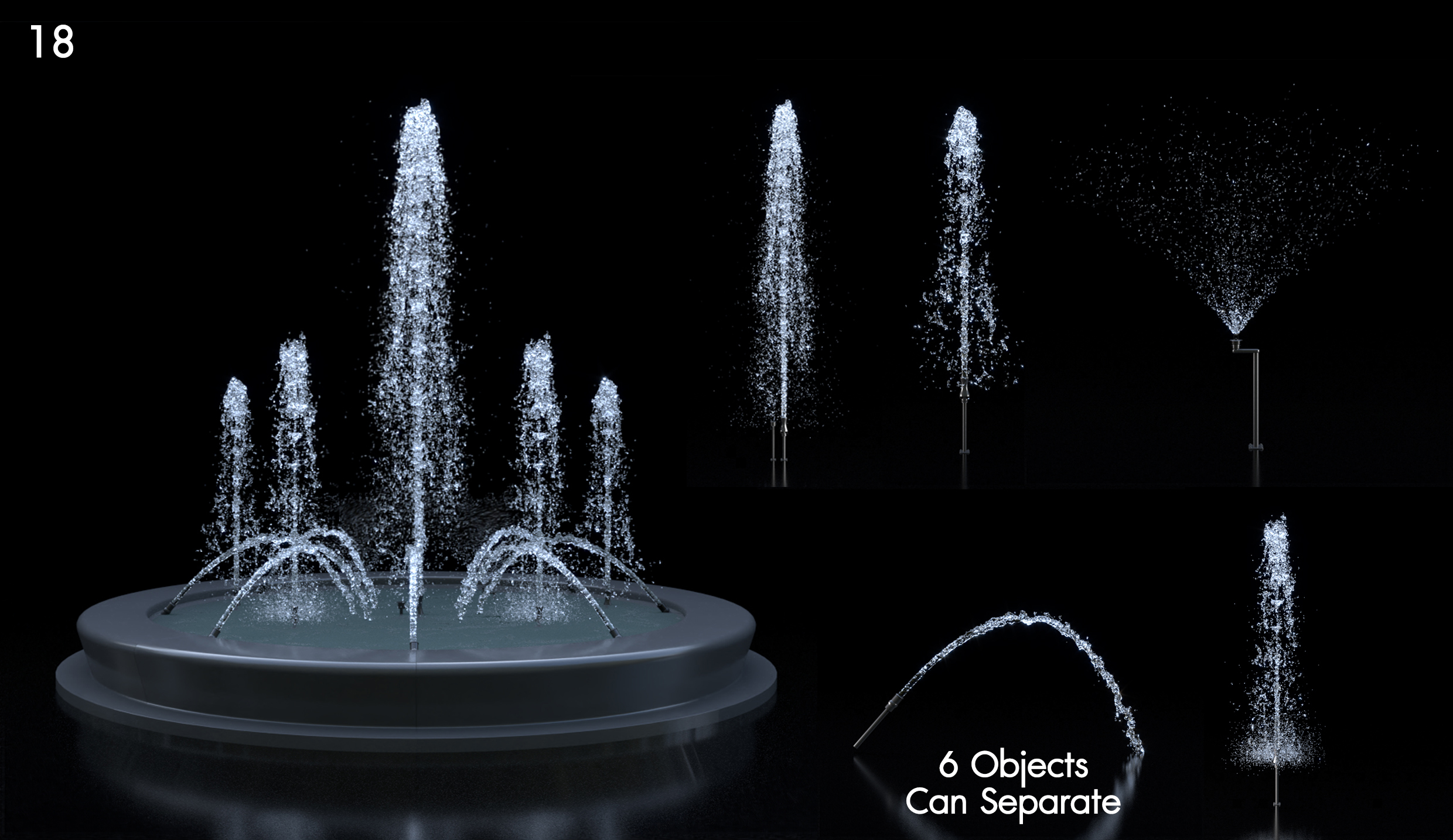 Designer Fountain Proxy Model
