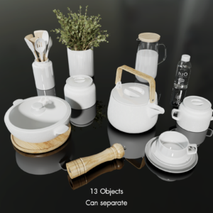Decorative Kitchenware Set