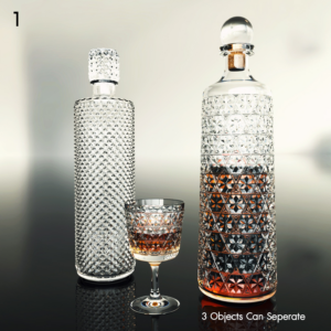 Crystal Alcohol Glass Set