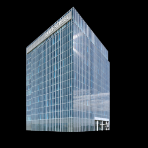 Modern Glass Office Building Proxy Model