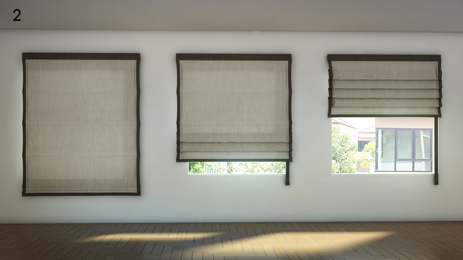 Modern Roman Blind