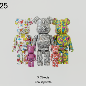 Keith Haring Bearbrick Figures