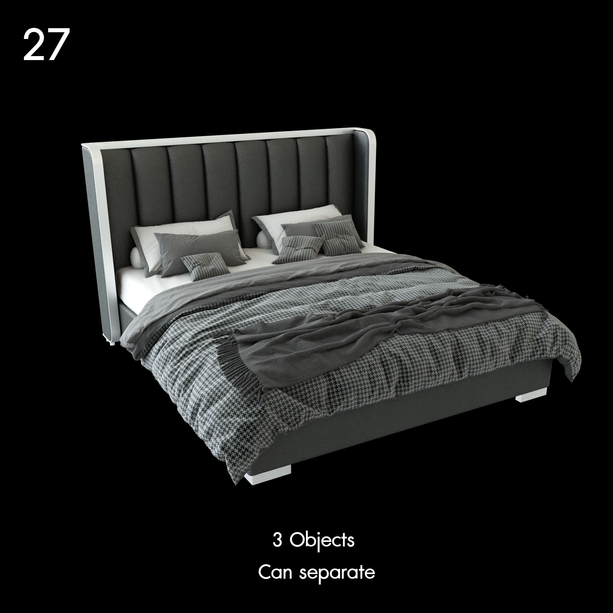 Modern Bed Design Proxy Model