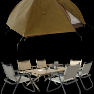 Camping Tent and Furniture Set