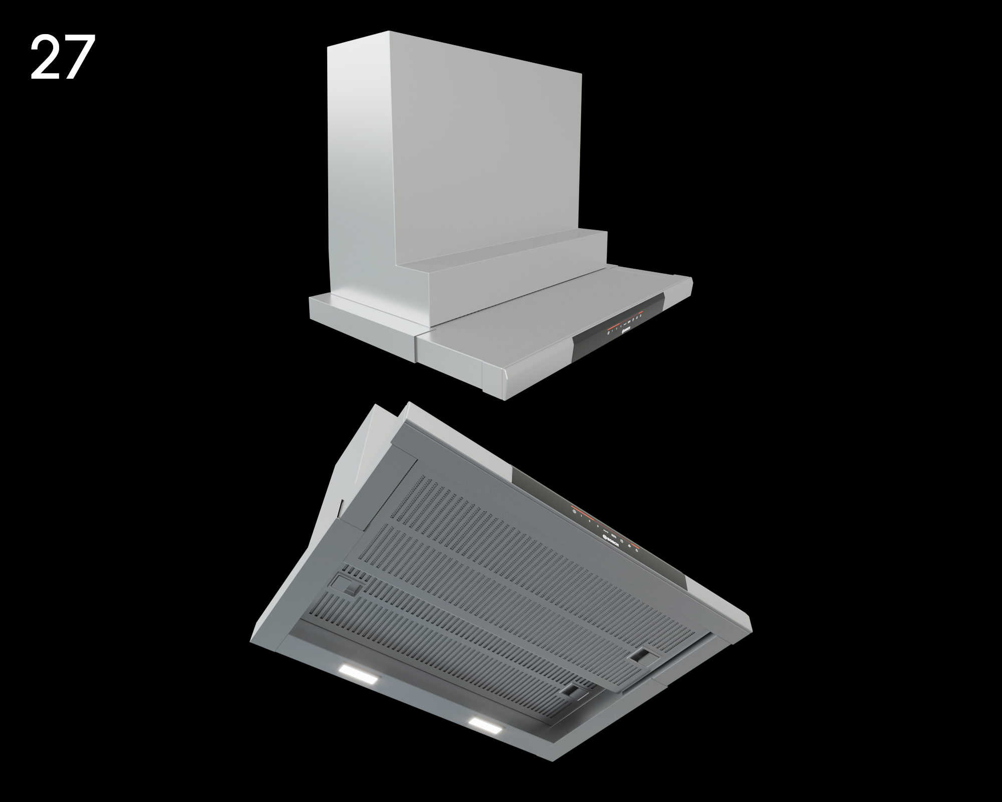 Bosch DFS067J50B Extraction Hood Proxy Model