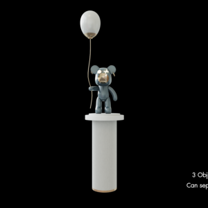 Balloon Bear Toy Model