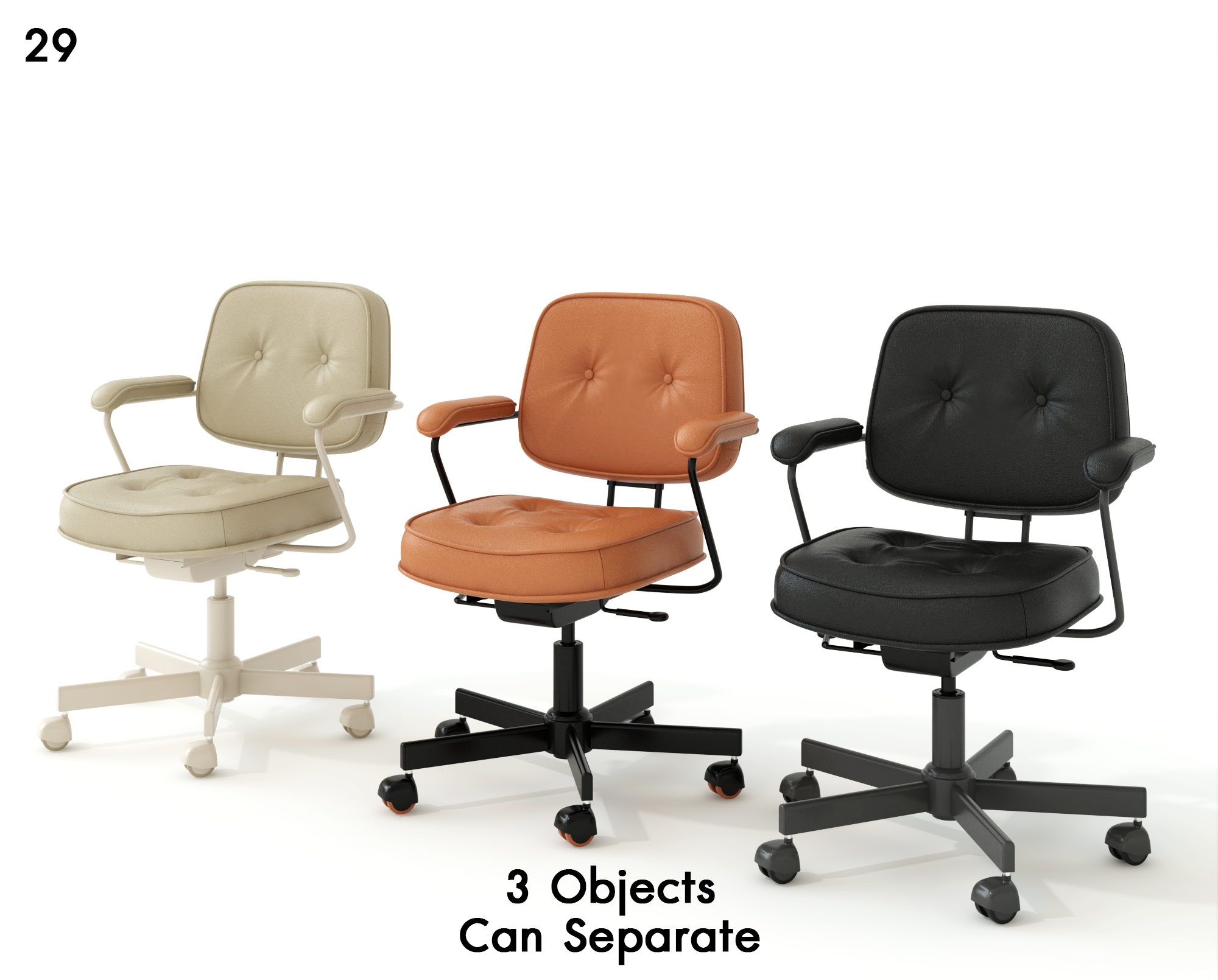 IKEAALEF Office Chair Set