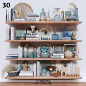 Decorative Shelf Set