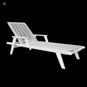 Modern White Daybed Proxy Model for SketchUp with V-Ray