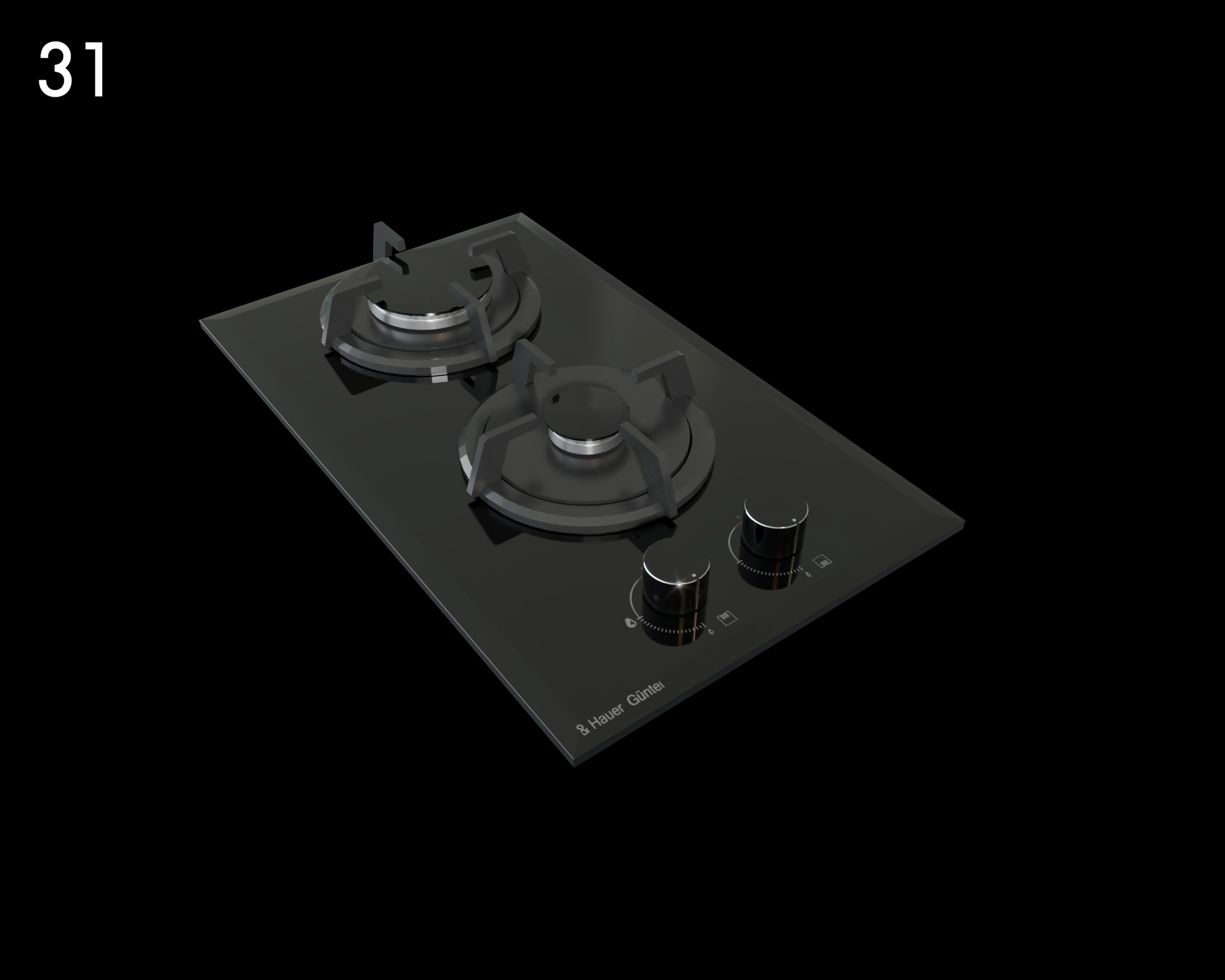 Dual Burner Gas Cooktop