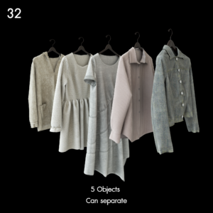 Five Stylish Clothing Models