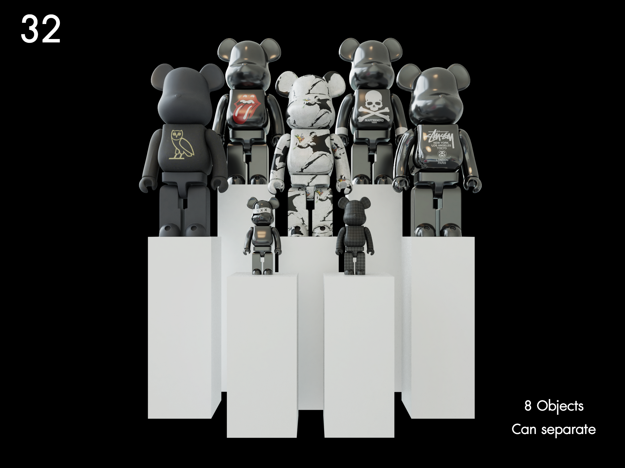 Bearbrick Toys Collection