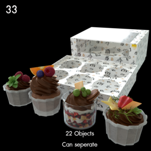 Dessert Proxy Model for SketchUp with V-Ray