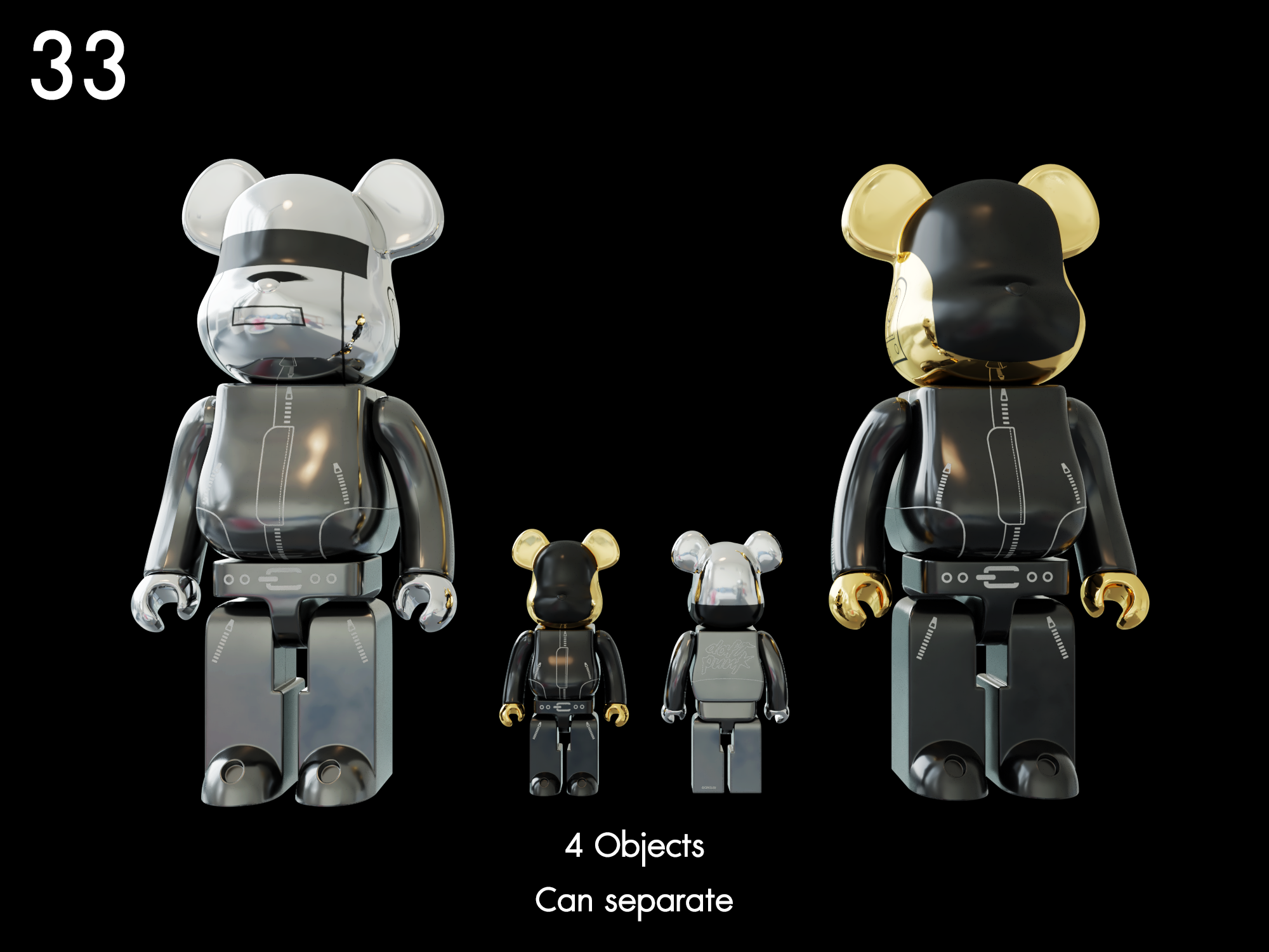Bearbrick Toy Model