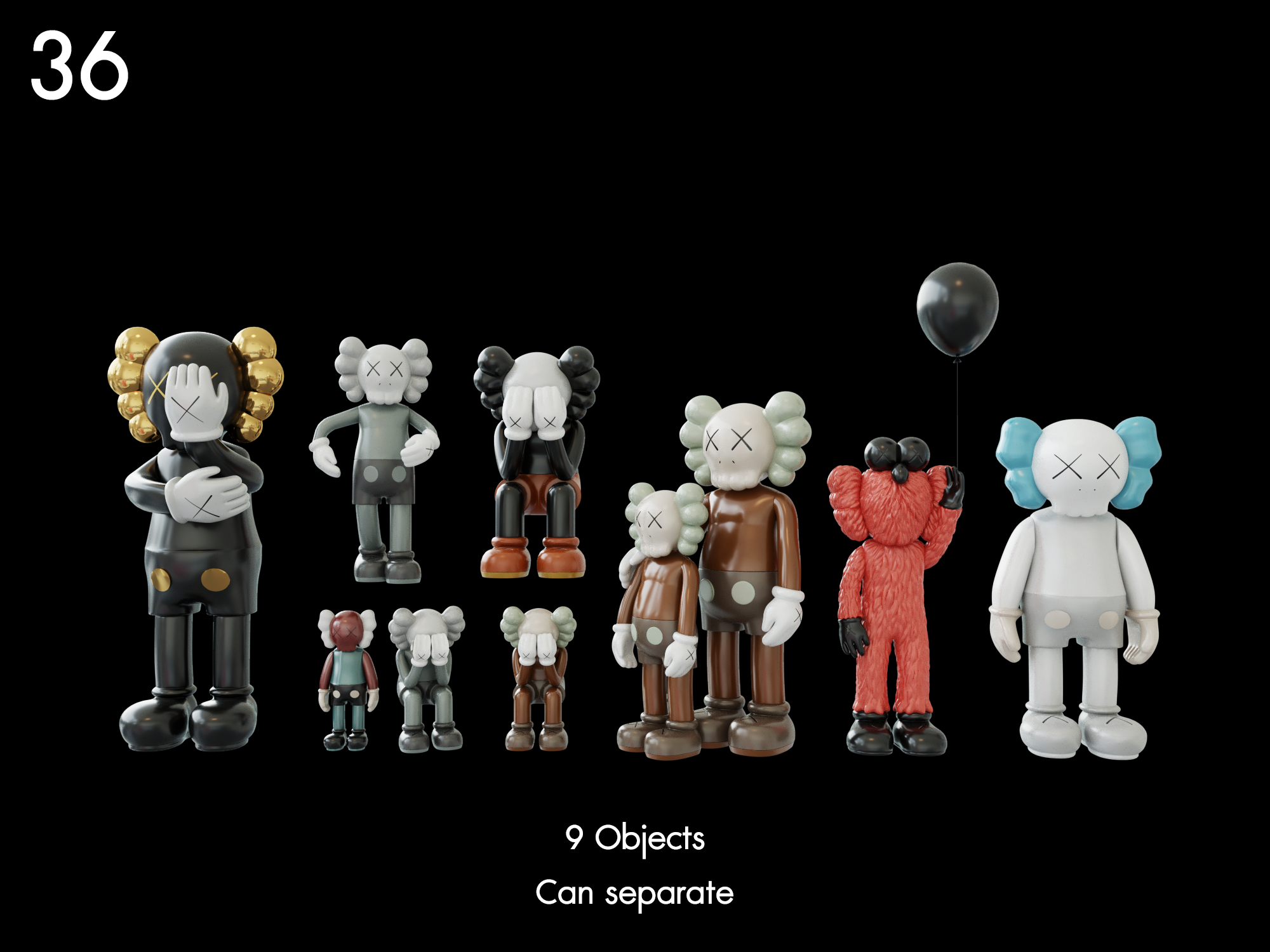 KAWS Style Toy Collection