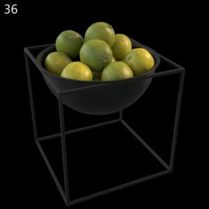 Lime Bowl with Fruit