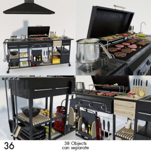 MrChef Outdoor Kitchen Setup