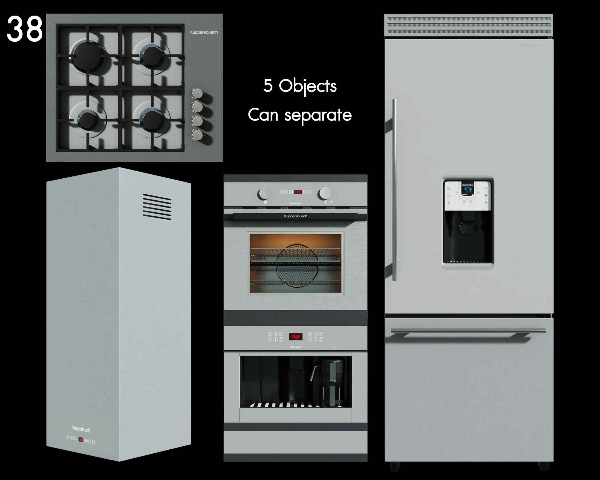 Kitchen Appliances Set