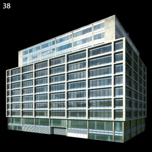 Modern Office Building Proxy Model