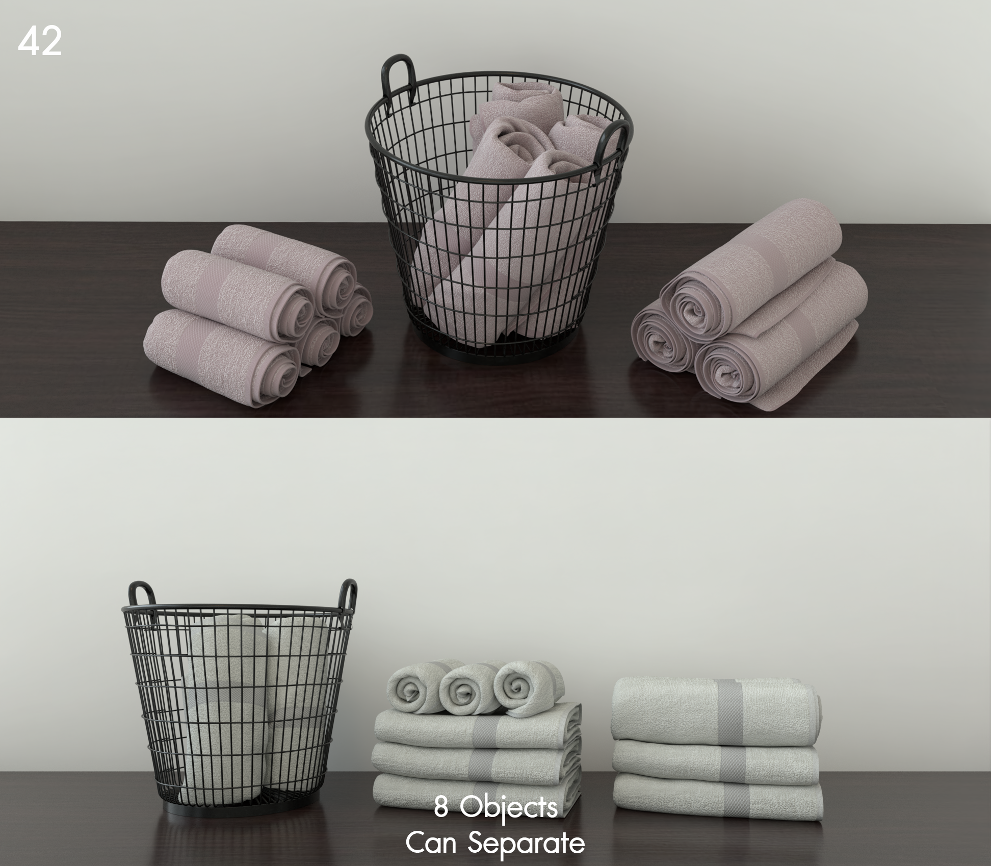 Turkish Towel Set - 802 Grams