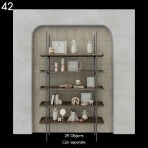 Decorative Shelving Unit