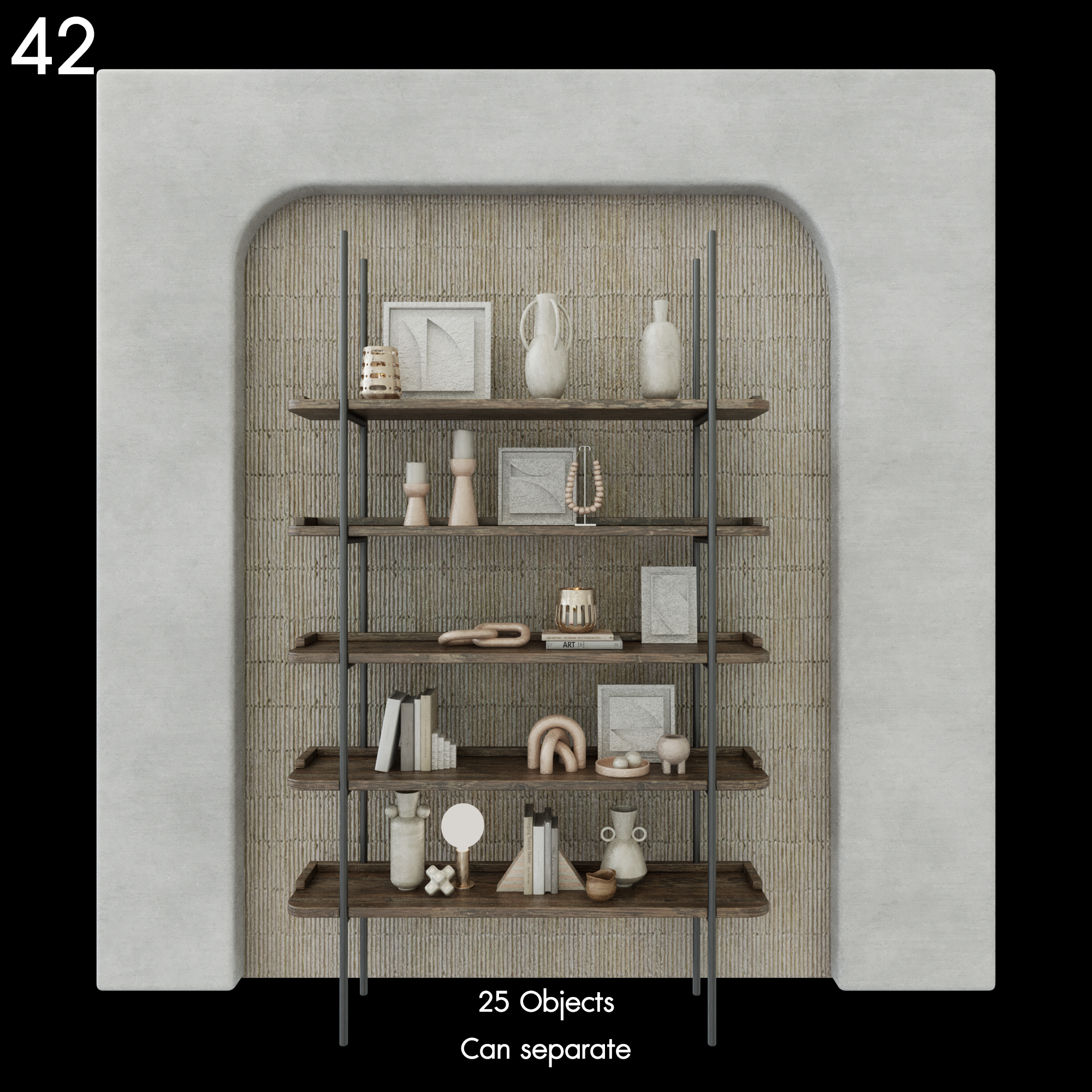 Decorative Shelving Unit