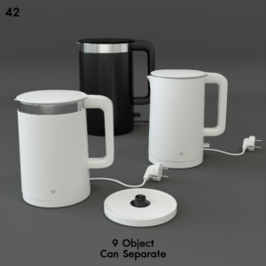 Xiaomi Electric Kettle Set 3D Model