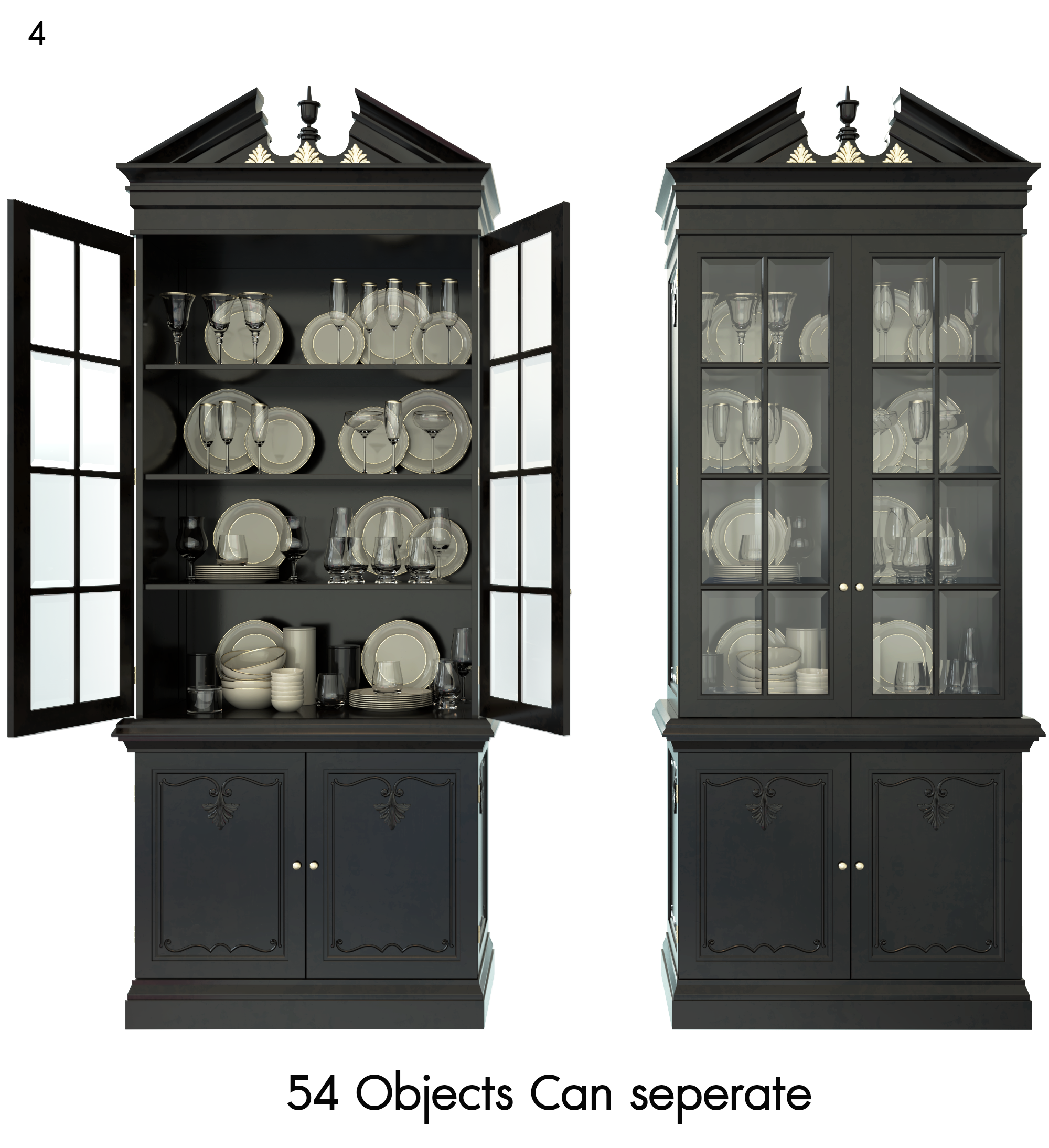 Antique Cupboard Proxy Model