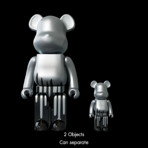 Silver Bearbrick Proxy Model