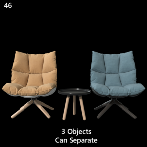 Husk Armchair Set