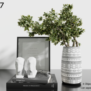 Decorative Green Bouquet Set