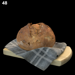 Realistic Bread Proxy Model for SketchUp with V-Ray