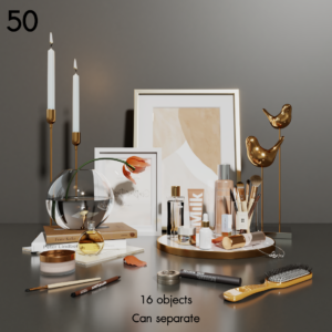 Decorative Set with Tulip