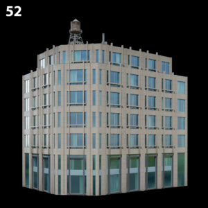 Modern Building Proxy Model for SketchUp with V-Ray