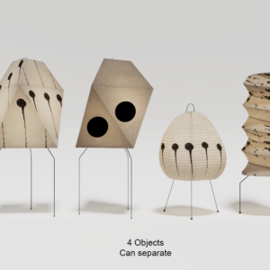 Artistic Lantern Collection for SketchUp with V-Ray