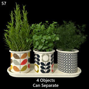 Orla Kiely Herb Pots