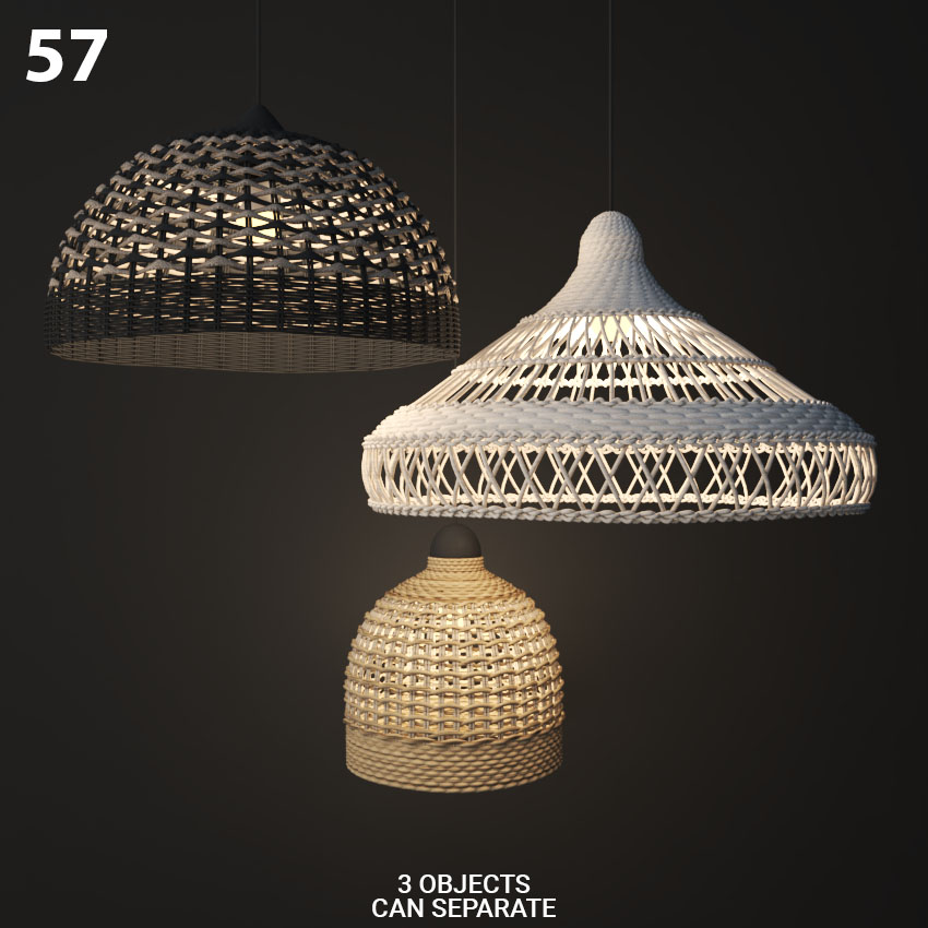 Wicker Lamp
