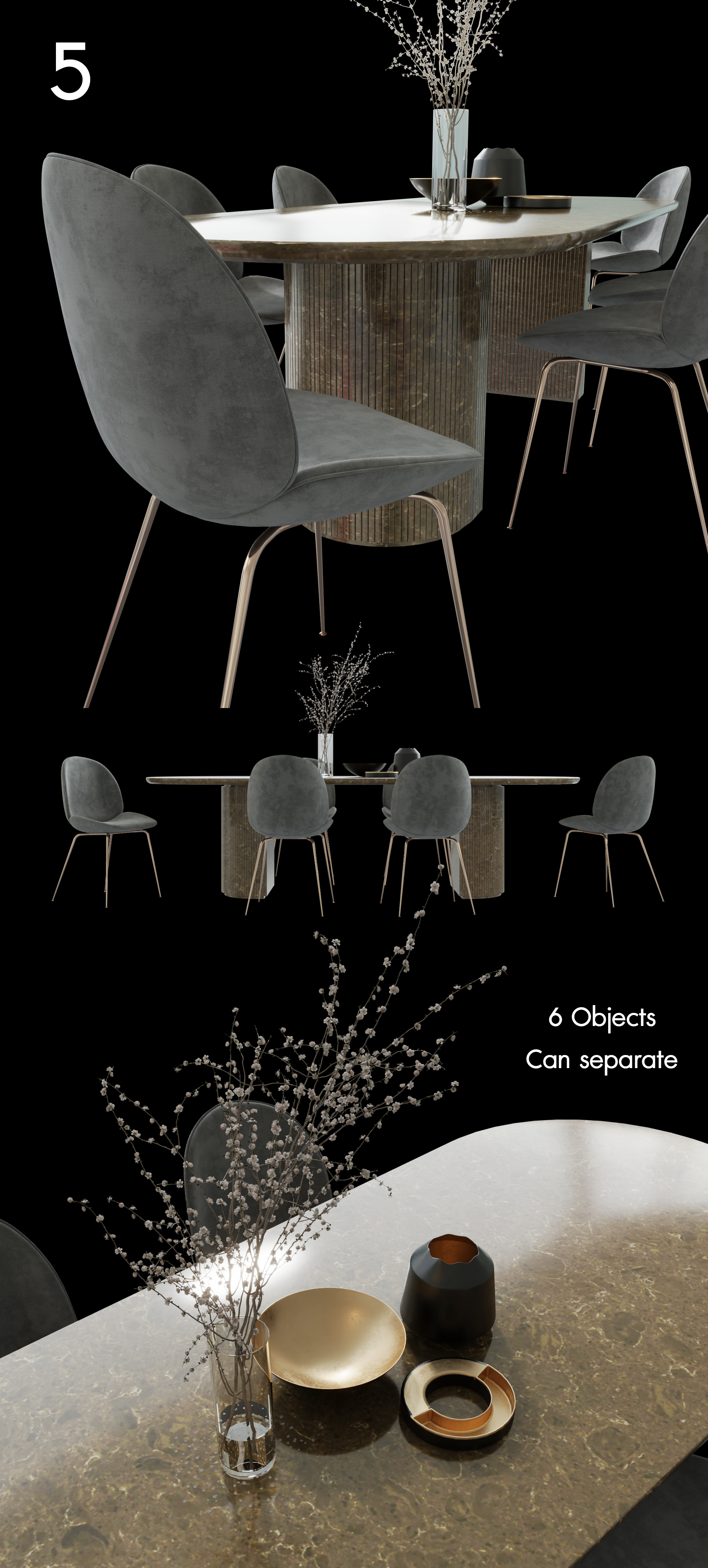 Modern Dining Room Set