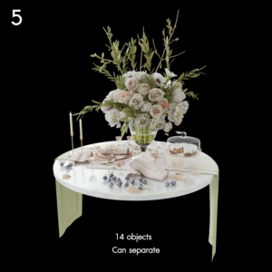 Elegant Dining Table Setup