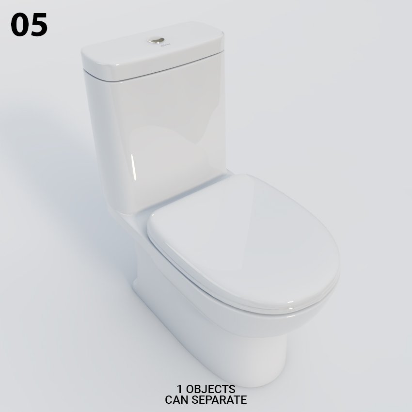 Modern Toilet Model